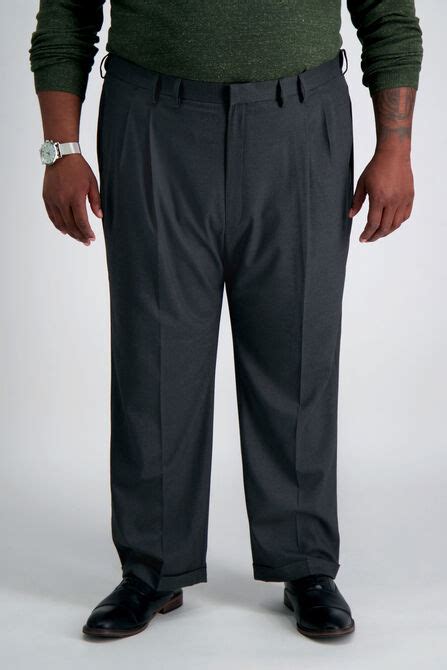 Big & Tall J.M. Haggar Dress Pant - Sharkskin