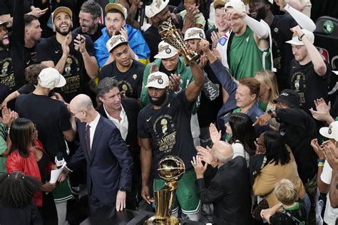 Jaylen Brown is Finals MVP as Celtics clinch historic NBA title