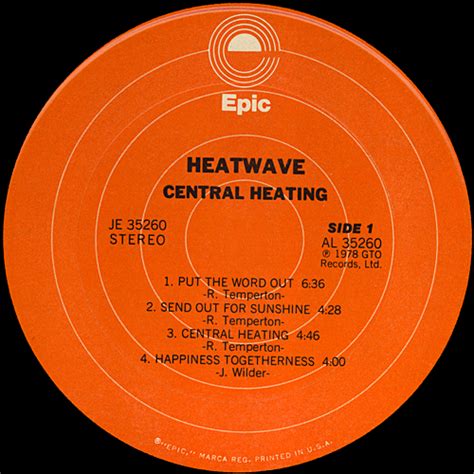 Heatwave – Central Heating | Vinyl Album Covers.com