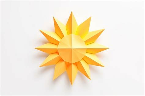 Origami symbol paper sun. AI | Free Photo - rawpixel