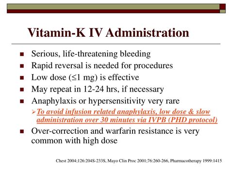 PPT - MANAGEMENT OF OVER-ANTICOAGULATION PowerPoint Presentation, free ...