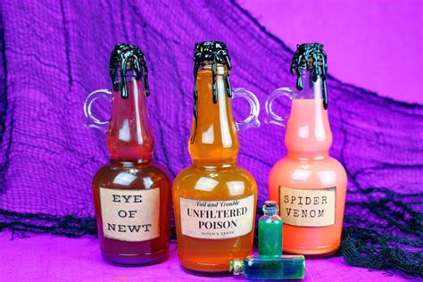 DOLLAR STORE HALLOWEEN POTION BOTTLES Crafts Mad in Crafts
