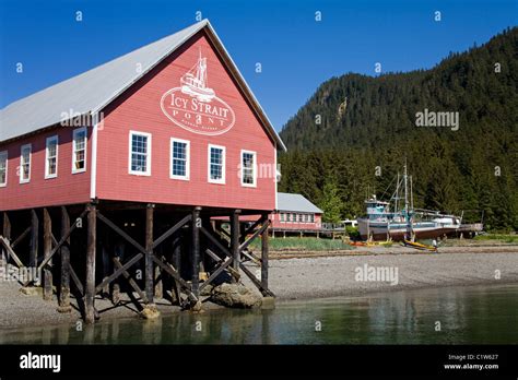 Museum at the waterfront, Glacier Bay, Cannery Museum, Icy Strait Point ...