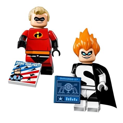 Mr. Incredible and Syndrome Disney Series Lego Minifigures | Incredibles 2 Toys For Kids ...