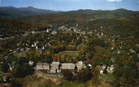 Aerial View Of Montpelier Vermont