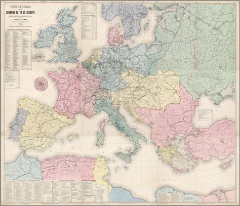 Railway map of Europe 1863 : r/MapPorn