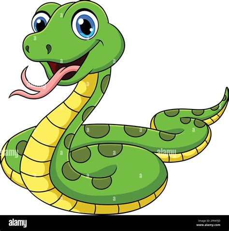 Snake illustration fang hi-res stock photography and images - Alamy