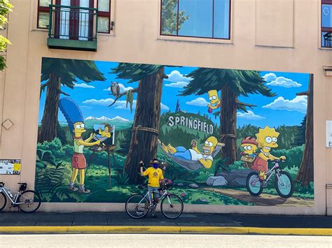 The Official Simpsons Mural, 500 Main St, Springfield, OR, Landmark ...