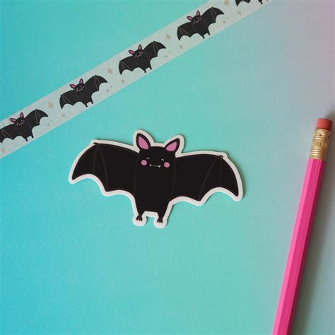 Bat Sticker - Etsy