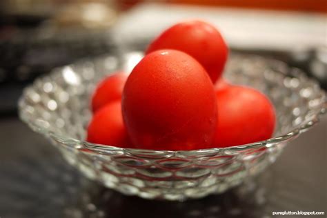 Red Eggs - PureGlutton