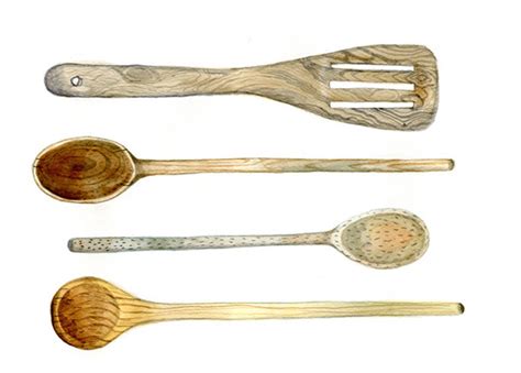 Wooden Spoon Drawing at GetDrawings | Free download