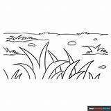 Grass Coloring Page  Easy Drawing Guides sketch template