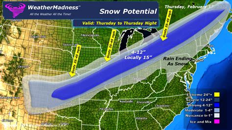 Updated Snow Map: Major Winter Storm Produces Heavy Snow and Blowing ...