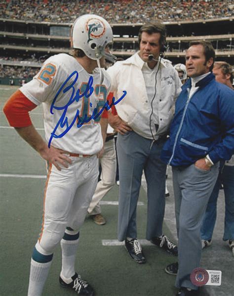 Autographed BOB GRIESE 8X10 Miami Dolphins photo Beckett Witness - Main ...