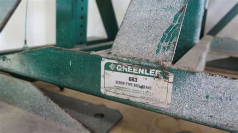 Greenlee 683 Screw-Type Reel Stands & Rollers (2 units) - Oahu Auctions