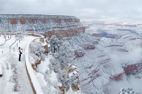 Grand Canyon Enters New Year Covered in Snow - NBC News