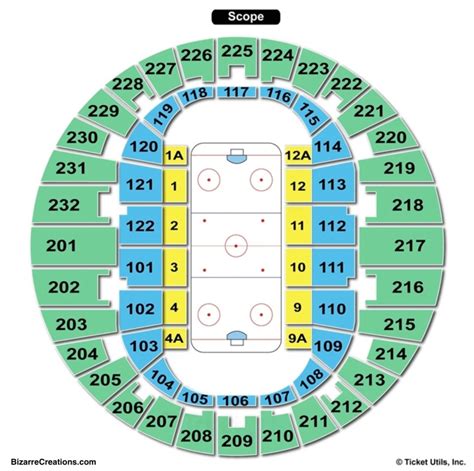 Norfolk Scope Arena Seating Chart | Seating Charts & Tickets