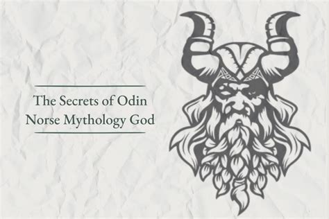 The Secrets of Odin - Norse Mythology God - Viking Style