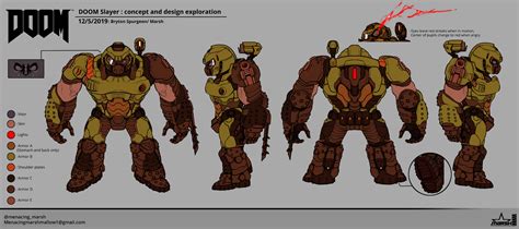 ArtStation - Doom Slayer style exploration