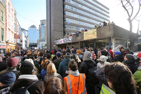 Protesters take homeless stand with human shield at Apollo House despite High Court order ...