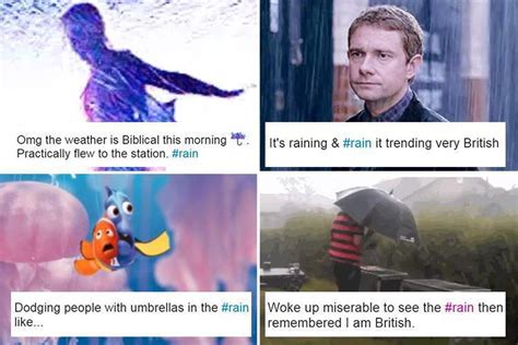 People share hilarious weather memes celebrating the return of 'British summertime' as 'Biblical ...