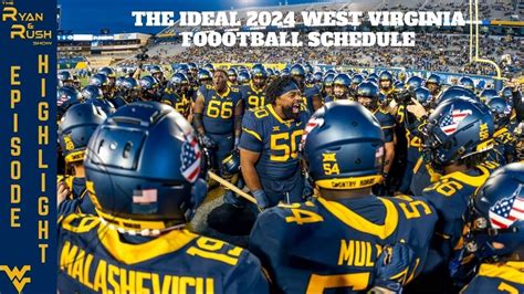 The 2024 Ideal West Virginia Mountaineers (WVU) Football Schedule - YouTube