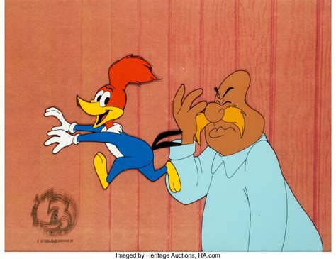 The Woody Woodpecker Show Woody and Wally Walrus Production Cel | Lot ...