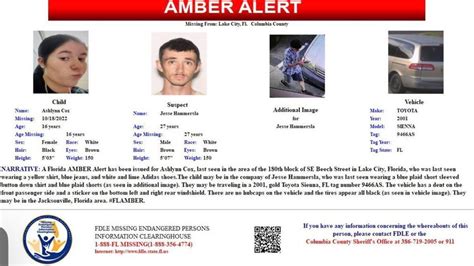 Amber Alert issued for 16-year-old Florida girl