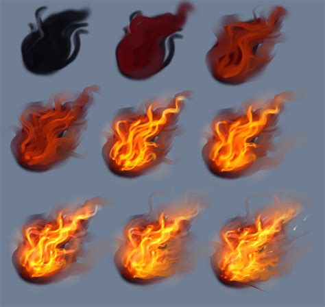 Fire - tutorial by ryky on DeviantArt