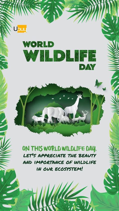 World Wildlife Day in 2023 | Wildlife day, Importance of wildlife, Wildlife