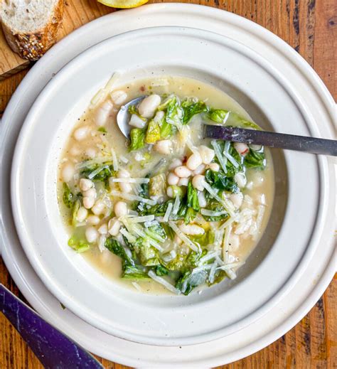 Italian Beans and Greens with Escarole - Weekday Pescatarian