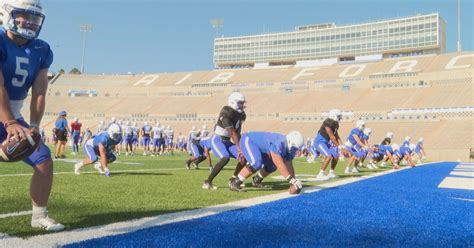 Air Force football hosts first practice inside Falcon Stadium