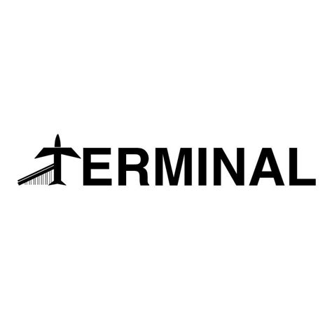 Terminal signage logo | Words, Logos, Signage