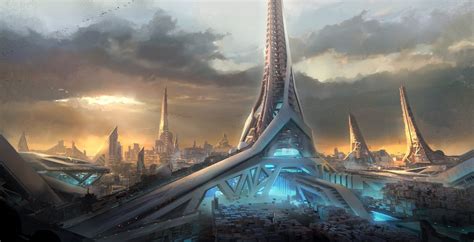 Space Elevator Concept by Leon Tukker : r/ImaginaryArchitecture