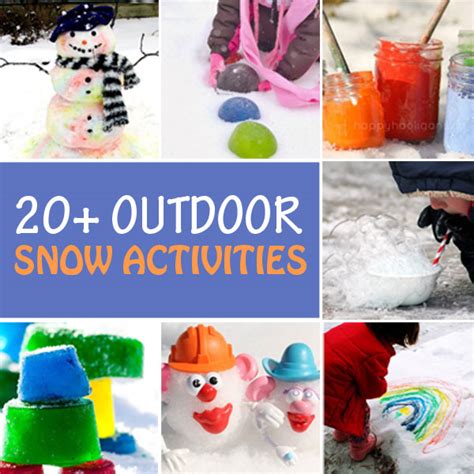 20+ Outdoor Snow Activities for Kids - Non-Toy Gifts