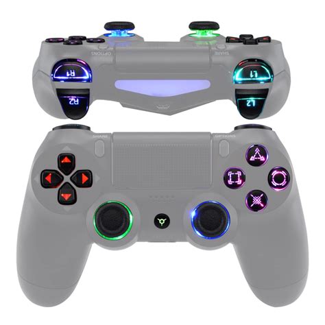 EEEkit DTF LED Button Kit Fit For PS4 Pro/Slim Controller, 43% OFF