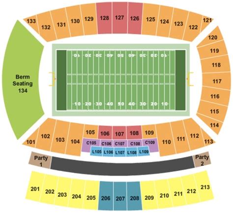 Alabama Stadium Seating Chart