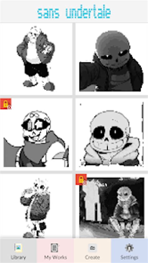 Sans Undertale Art Pixel for Android - Download