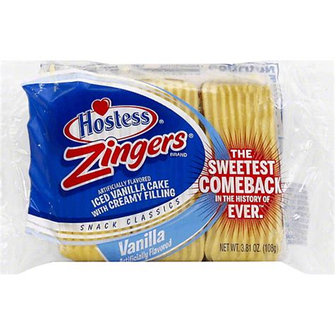 Hostess Zingers Vanilla - 3 CT | Casey's Foods