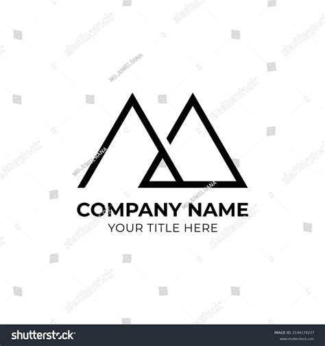 Modern Minimalist Logo Design Business Company Stock Vector (Royalty ...