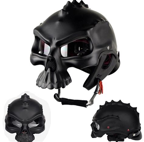 Skull motorcycle helmets (up to 25 inch circumstance) | Skull cap ...