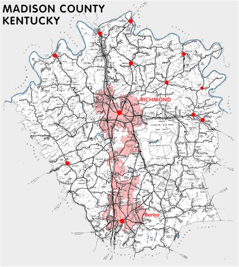 Madison County, Kentucky - Kentucky Atlas and Gazetteer