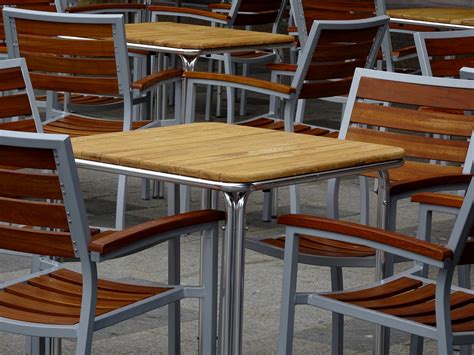 Restaurant Tables And Chairs Free Stock Photo - Public Domain Pictures