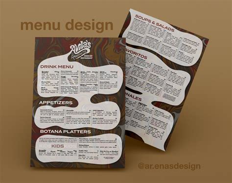 Menu & Logo Design on Behance