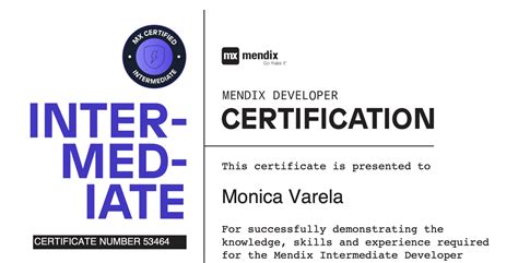 Mendix Intermediate Certification