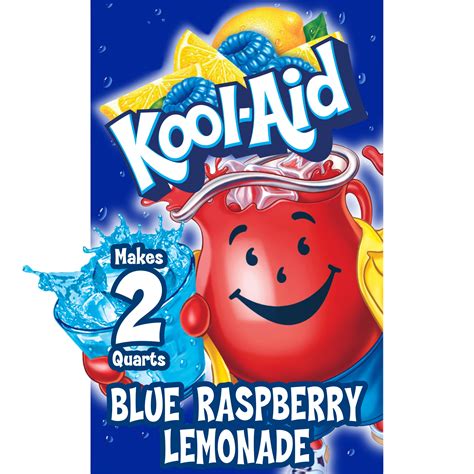 Kool-Aid Unsweetened Blue Raspberry Lemonade Artificially Flavored ...