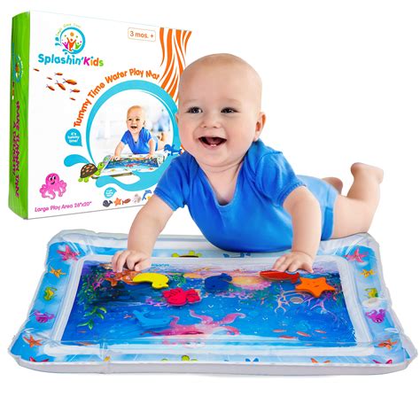 Inflatable Tummy Time Premium Water Mat Infants&Toddlers Perfect ...