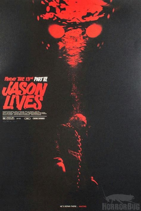 Friday the 13th part VI : Jason Lives | Friday the 13th poster, Friday the 13th, Horror movie icons