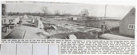 HARLOW | Full Summary of Projects and History of Harlow and Development of the 1950s New Town ...