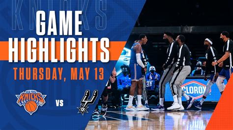 Game Highlights: New York Knicks vs San Antonio Spurs - YouTube